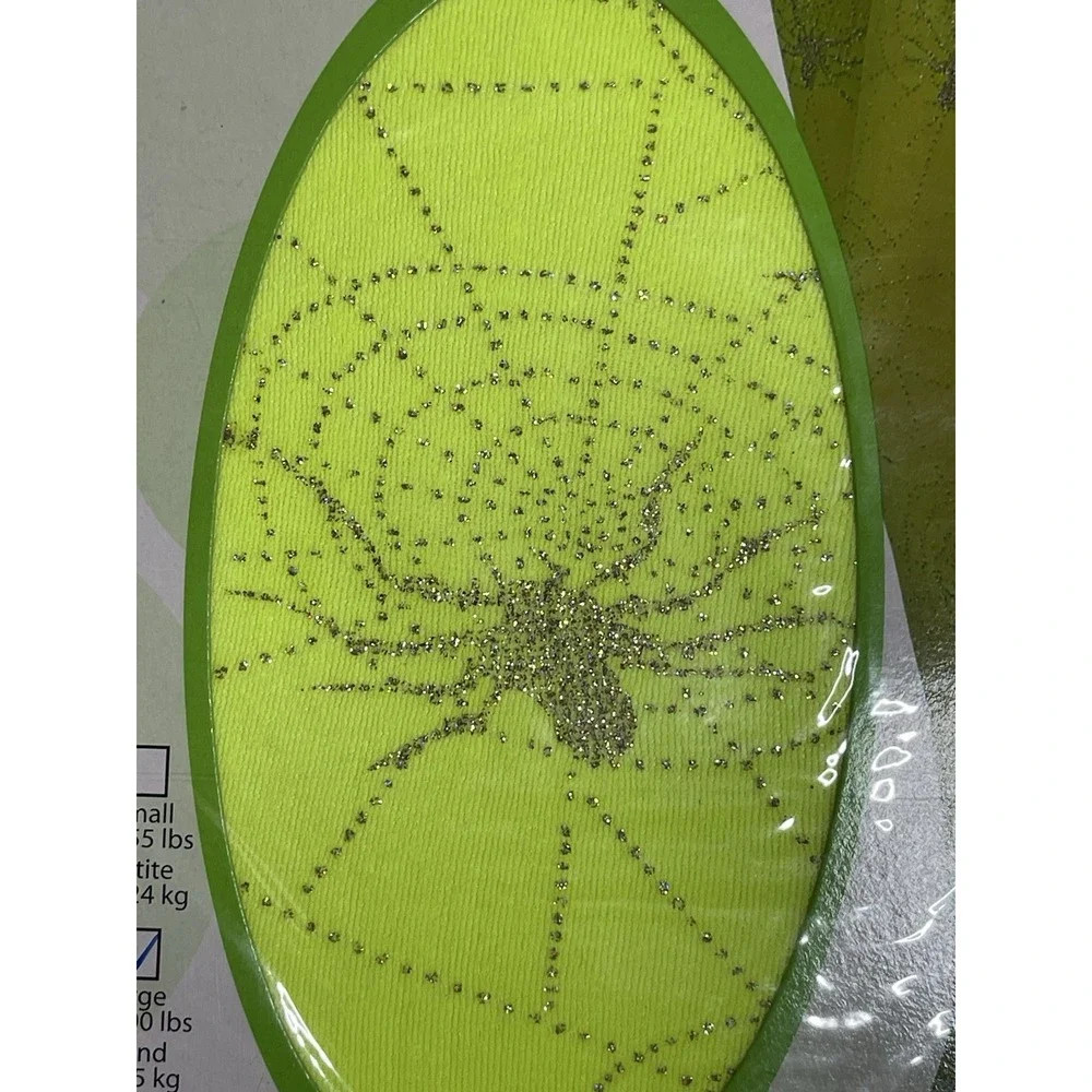 Rubies Lil Tights Lime Spider Child‎ Size Large 70-100lbs - Picture 3 of 4